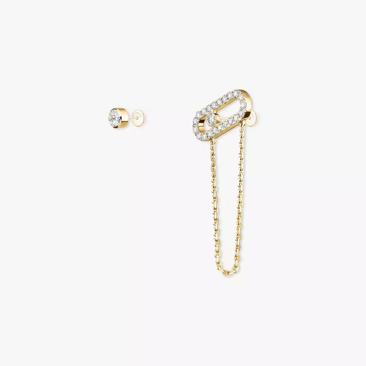 [Twinkle ]Move Uno Diamond Earrings