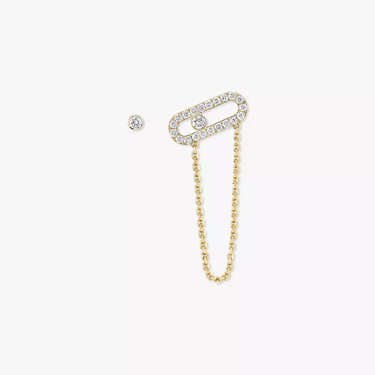 [Twinkle ]Move Uno Diamond Earrings