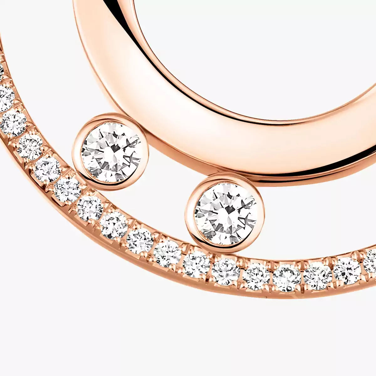 [Twinkle ]Move Romane Small Diamond Hoop Earrings