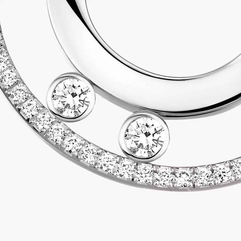 [Twinkle ]Move Romane Small Diamond Hoop Earrings