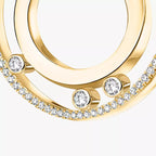 [Twinkle ]Move Romane Small Diamond Hoop Earrings