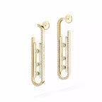 [Twinkle ]Diamond Pendant Earrings Move 10Th