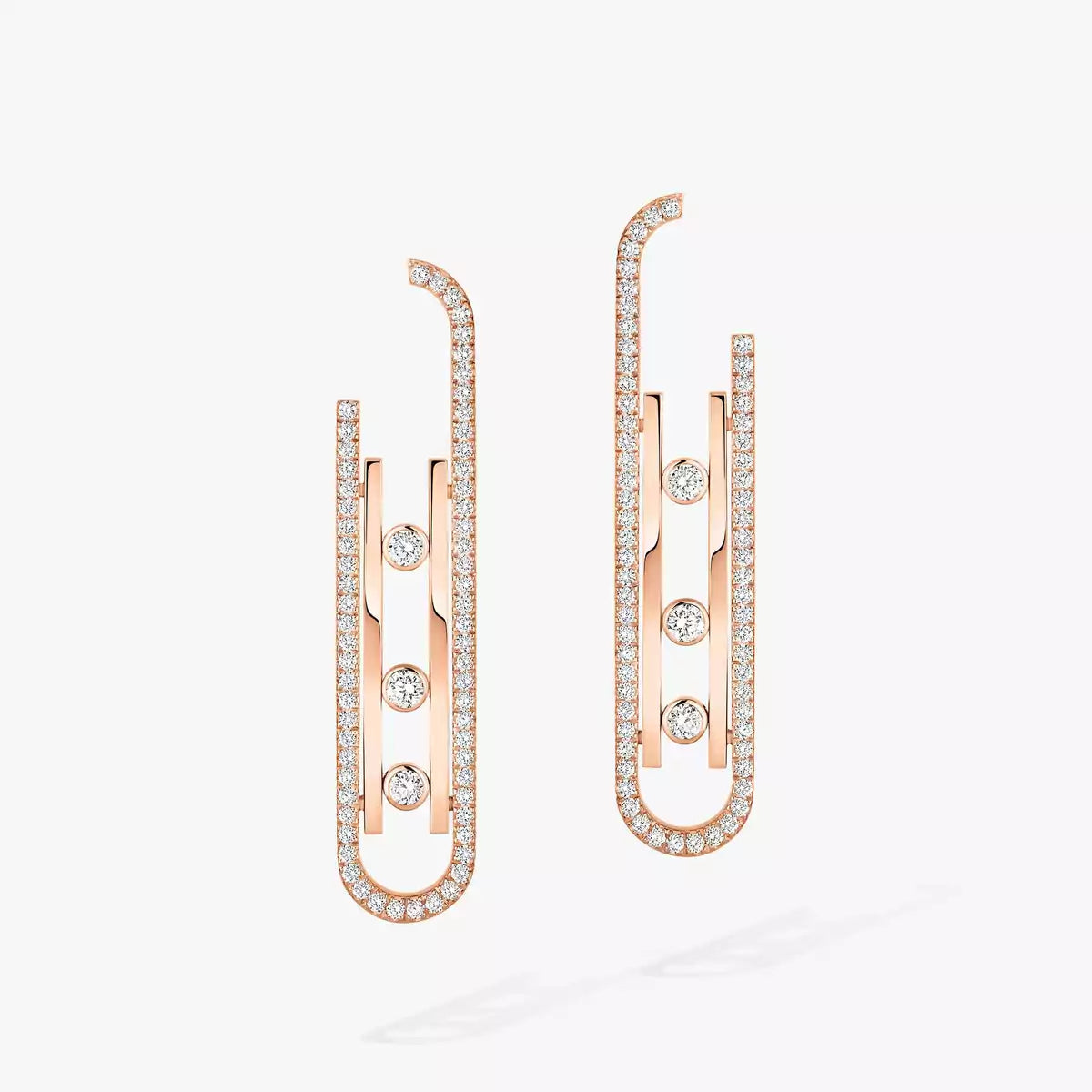 [Twinkle ]Diamond Pendant Earrings Move 10Th