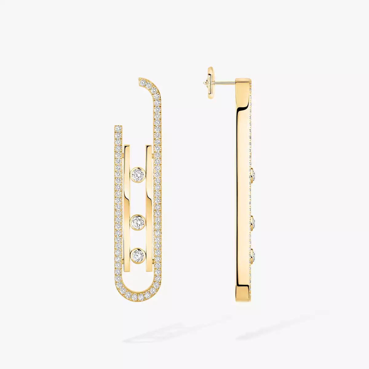 [Twinkle ]Diamond Pendant Earrings Move 10Th