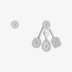 [Twinkle ] My Twin Trio  Diamond Earrings