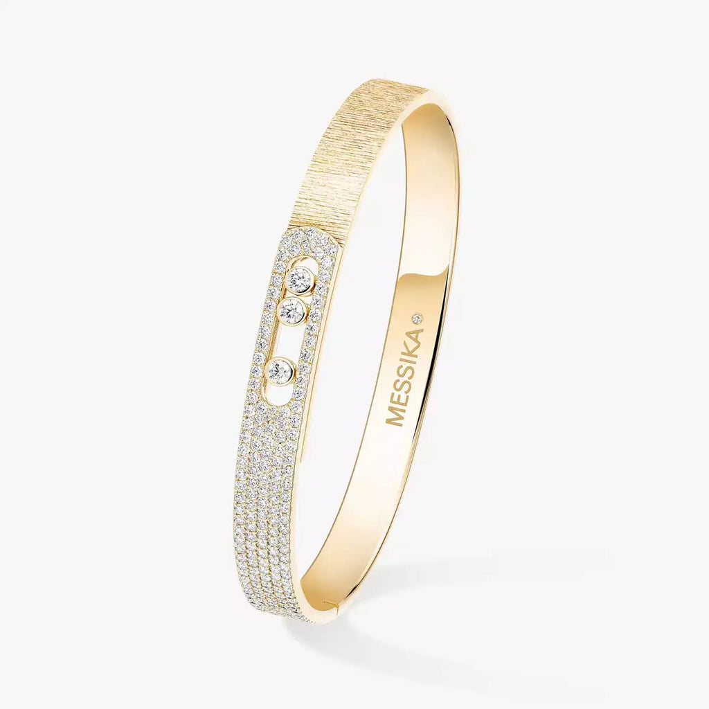 [Twinkle ]Move Noa Ciselé half pavé bangle