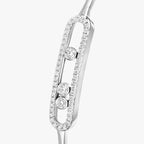 [Twinkle ]Move Pavé Diamond Bangle Bracelet M