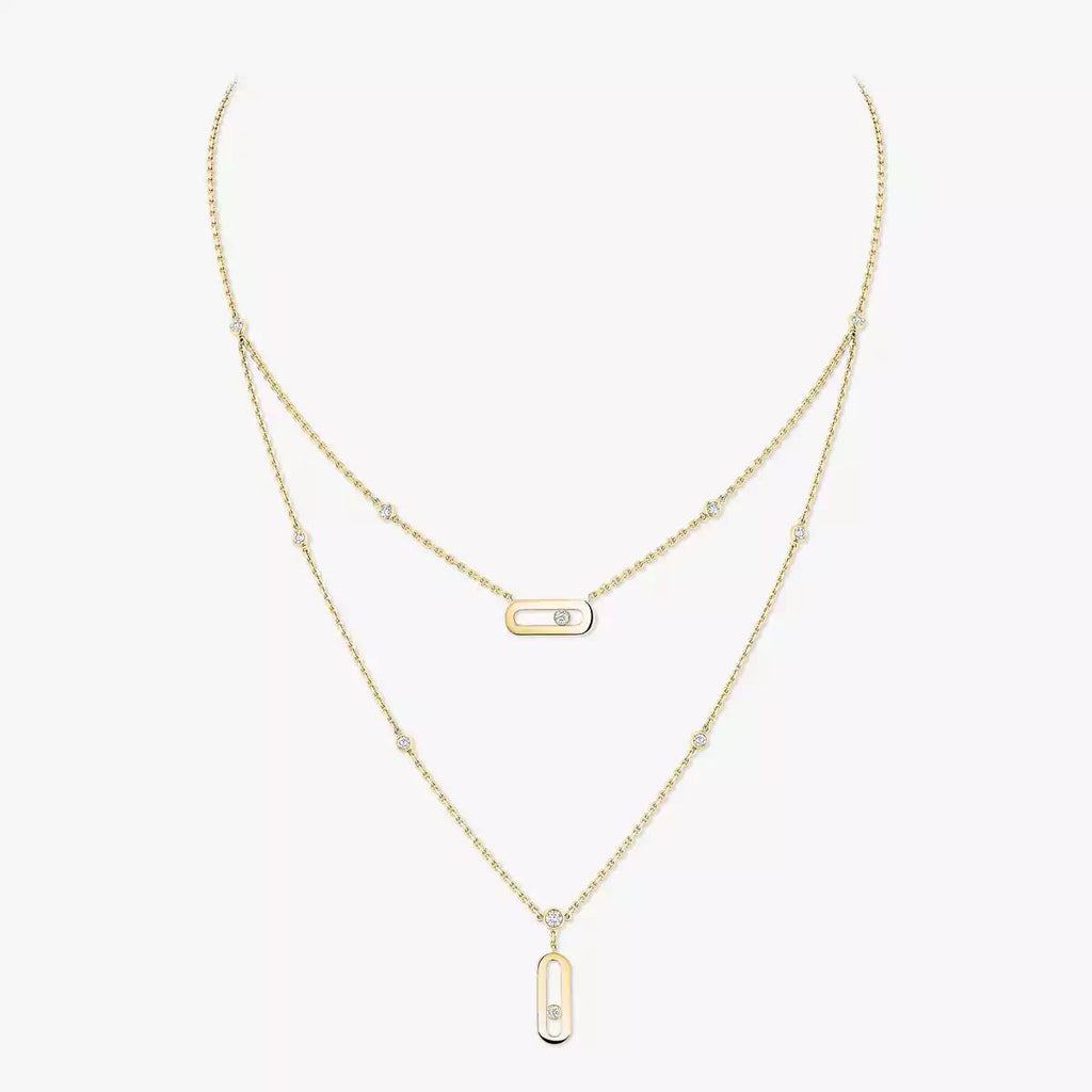 [Twinkle ] Move Uno Diamond Necklace