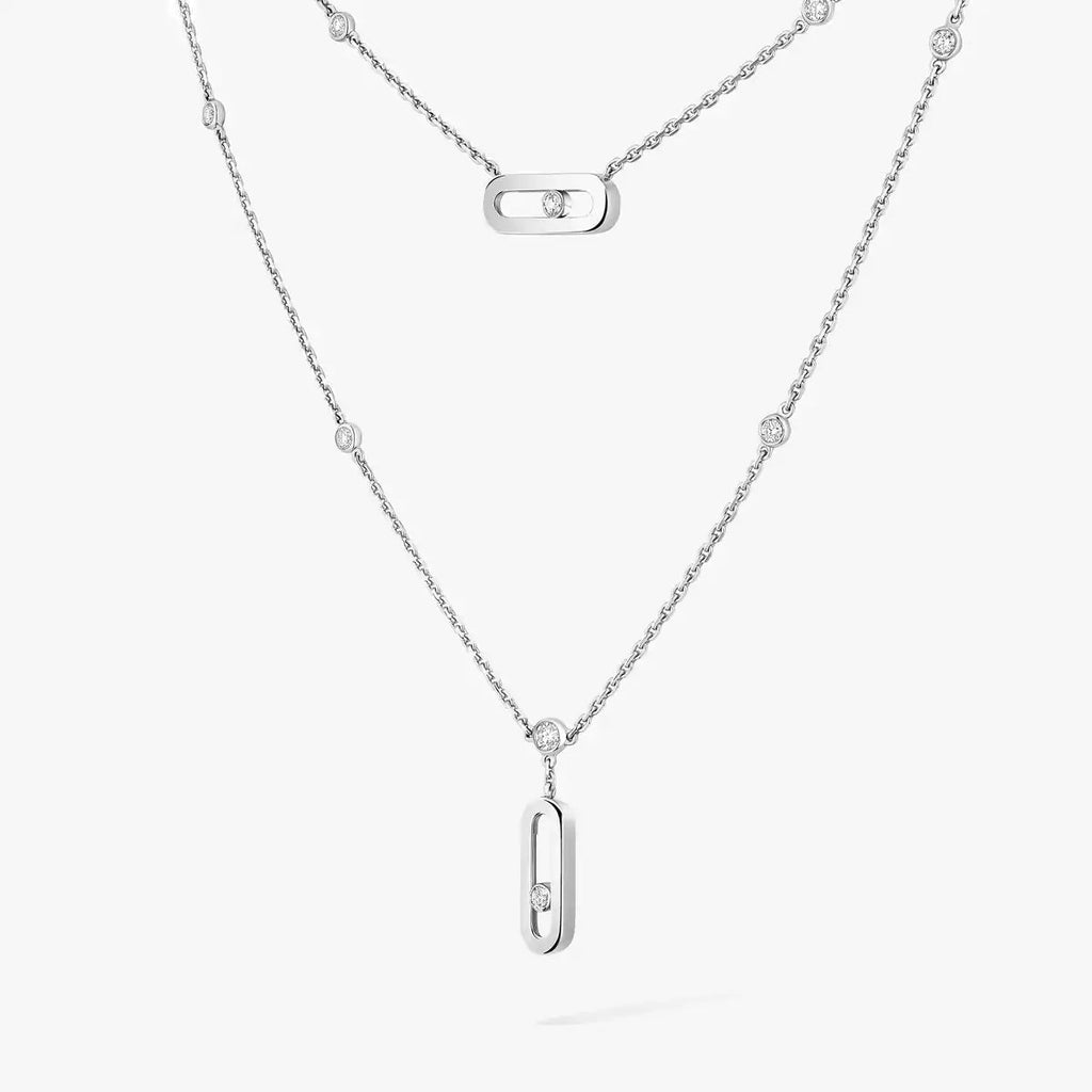 [Twinkle ] Move Uno Diamond Necklace