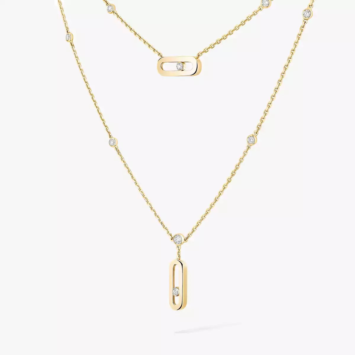 [Twinkle ] Move Uno Diamond Necklace