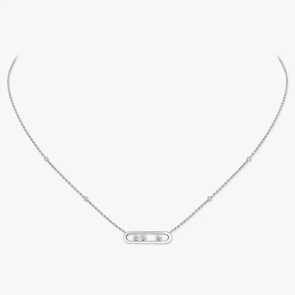 [Twinkle ] Baby Move Gold Diamond Necklace