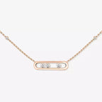 [Twinkle ] Baby Move Gold Diamond Necklace