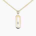 [Twinkle ] Move Uno Gold Diamond Long Necklace