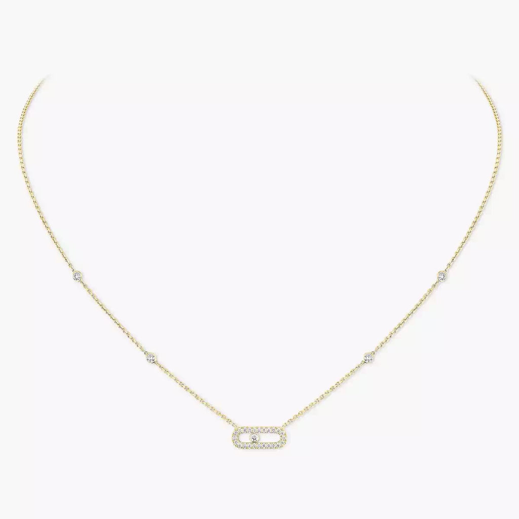 [Twinkle ]Diamond Necklace Move Uno