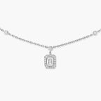 [Twinkle ]My Twin Diamond Necklace in Silver