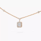 [Twinkle ]My Twin Diamond Necklace in Silver