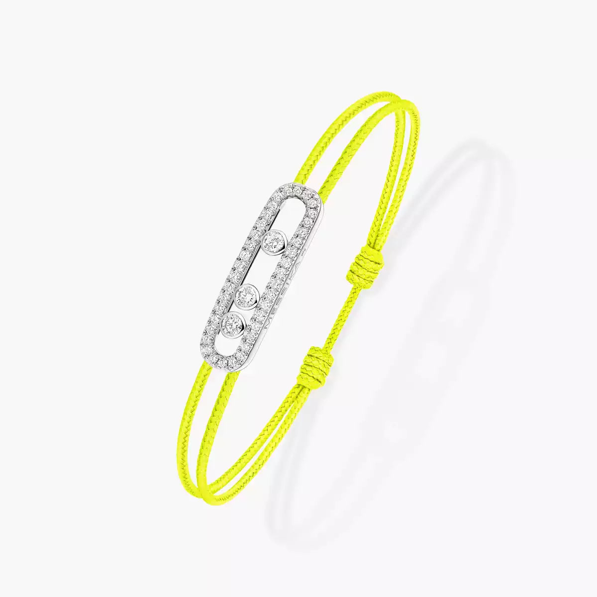 [Twinkle ]MK Care(s) pink cord pavé bracelet