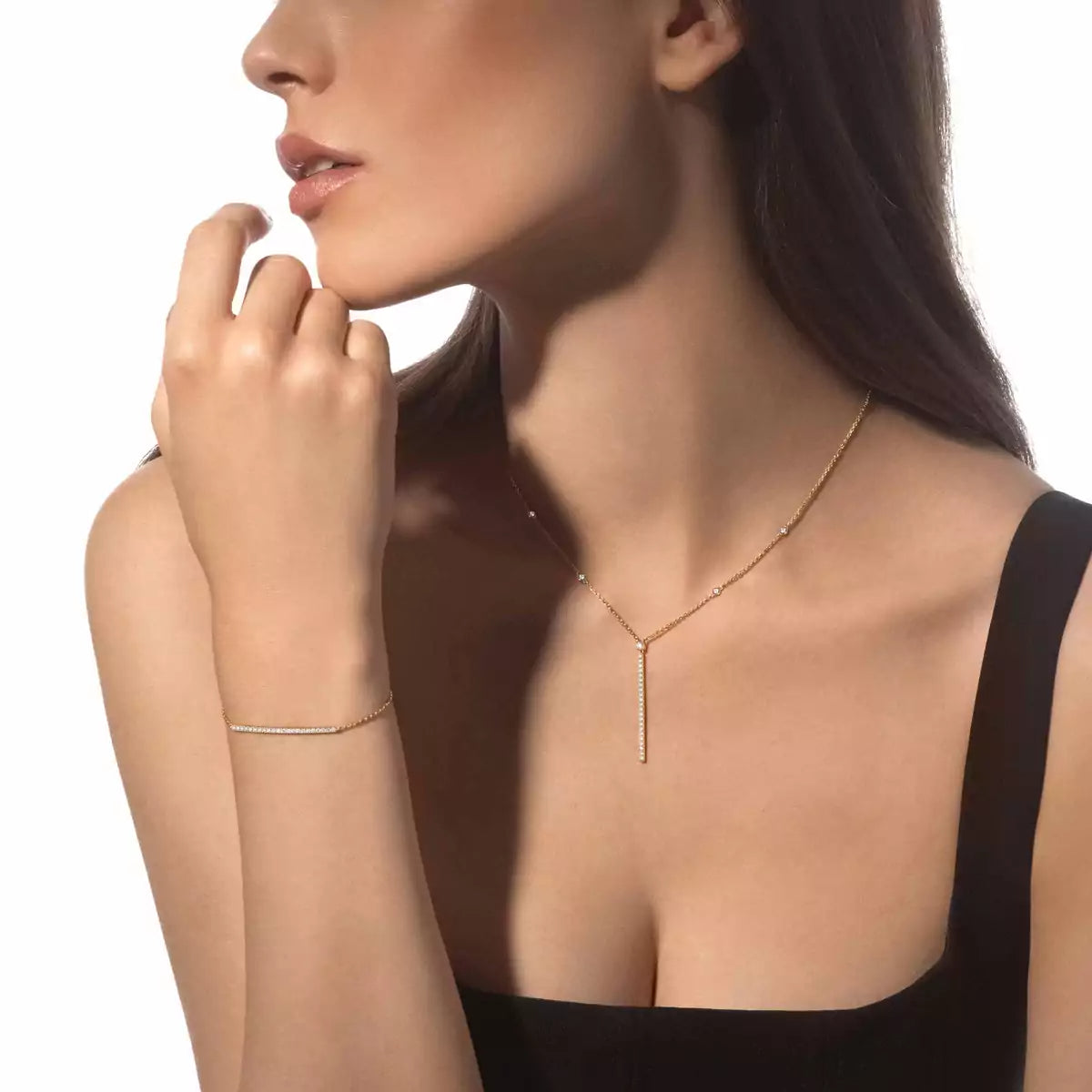 [Twinkle ]Diamond Thin Bangle 0.15ct My Twin Toi & Moi