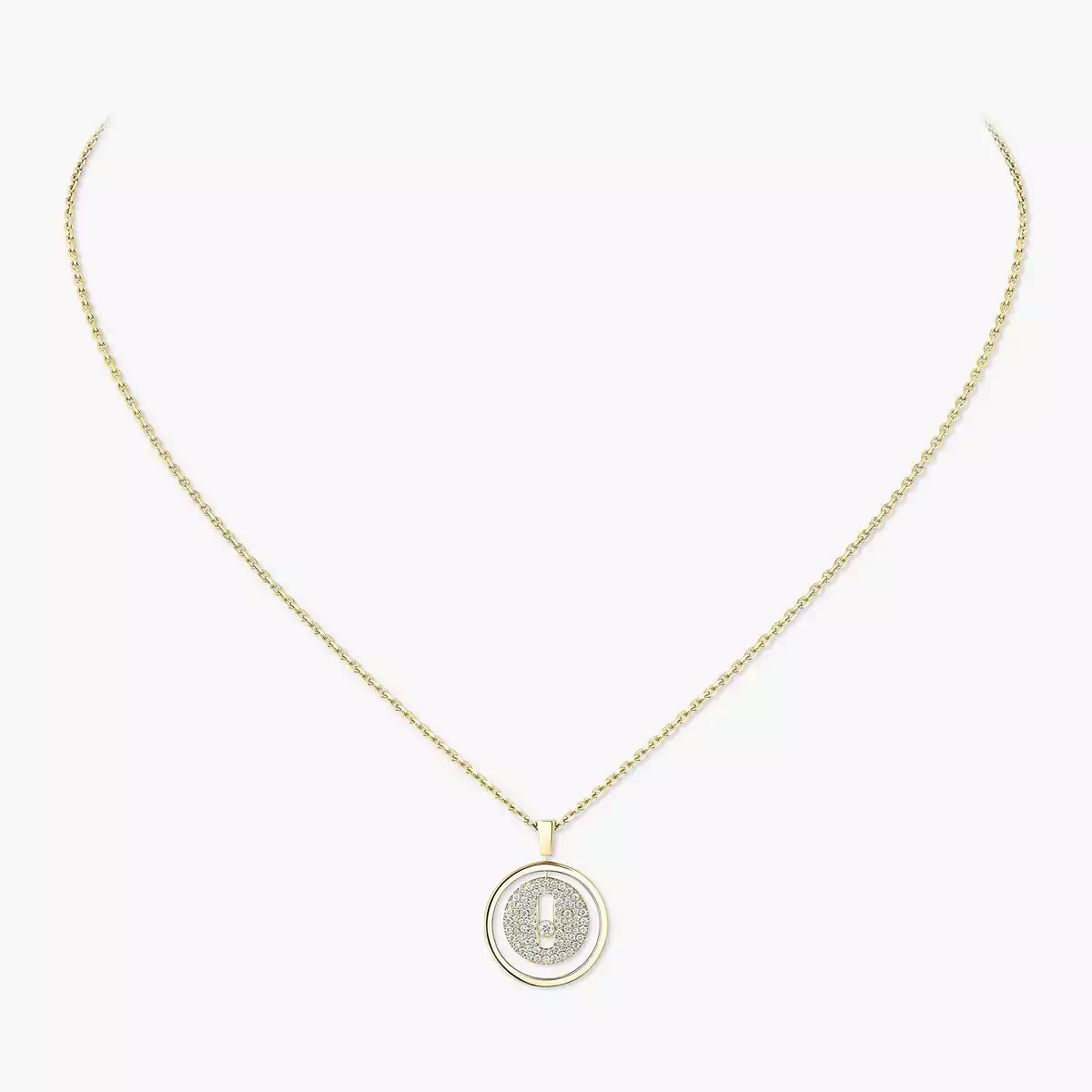[Twinkle jewelrys] Lucky Move Diamond Necklace