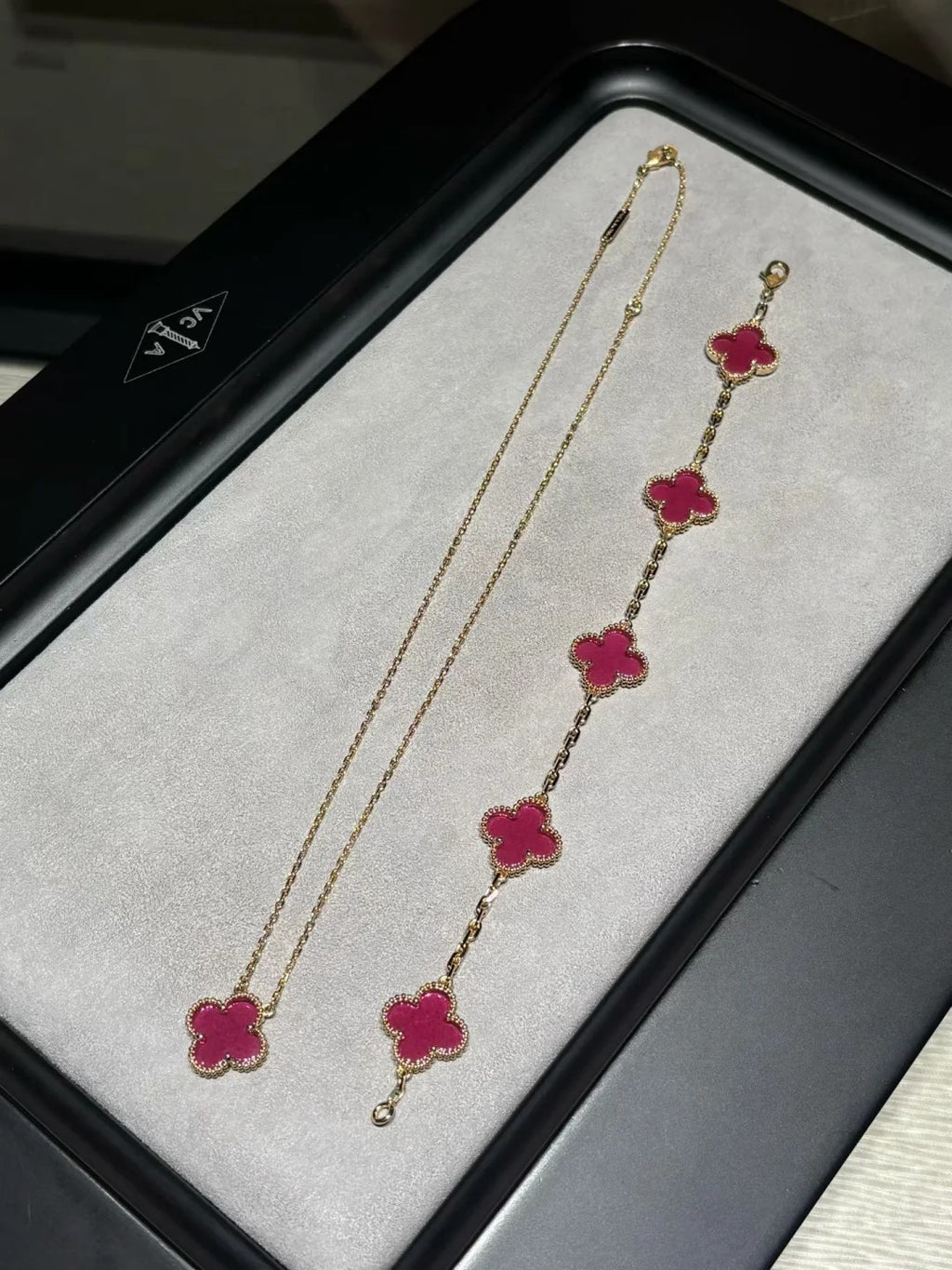 [Twinkle Jewelry ] 26 NEW PINK BUBBLE ENAMEL SET