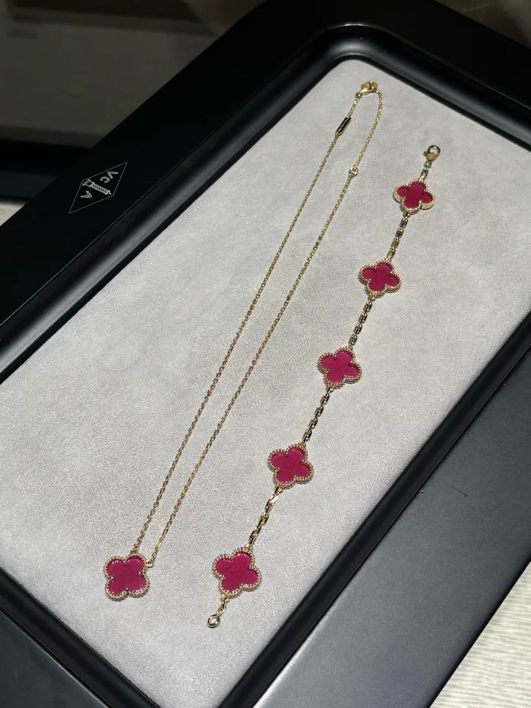 [Twinkle Jewelry ] 26 NEW PINK BUBBLE ENAMEL SET
