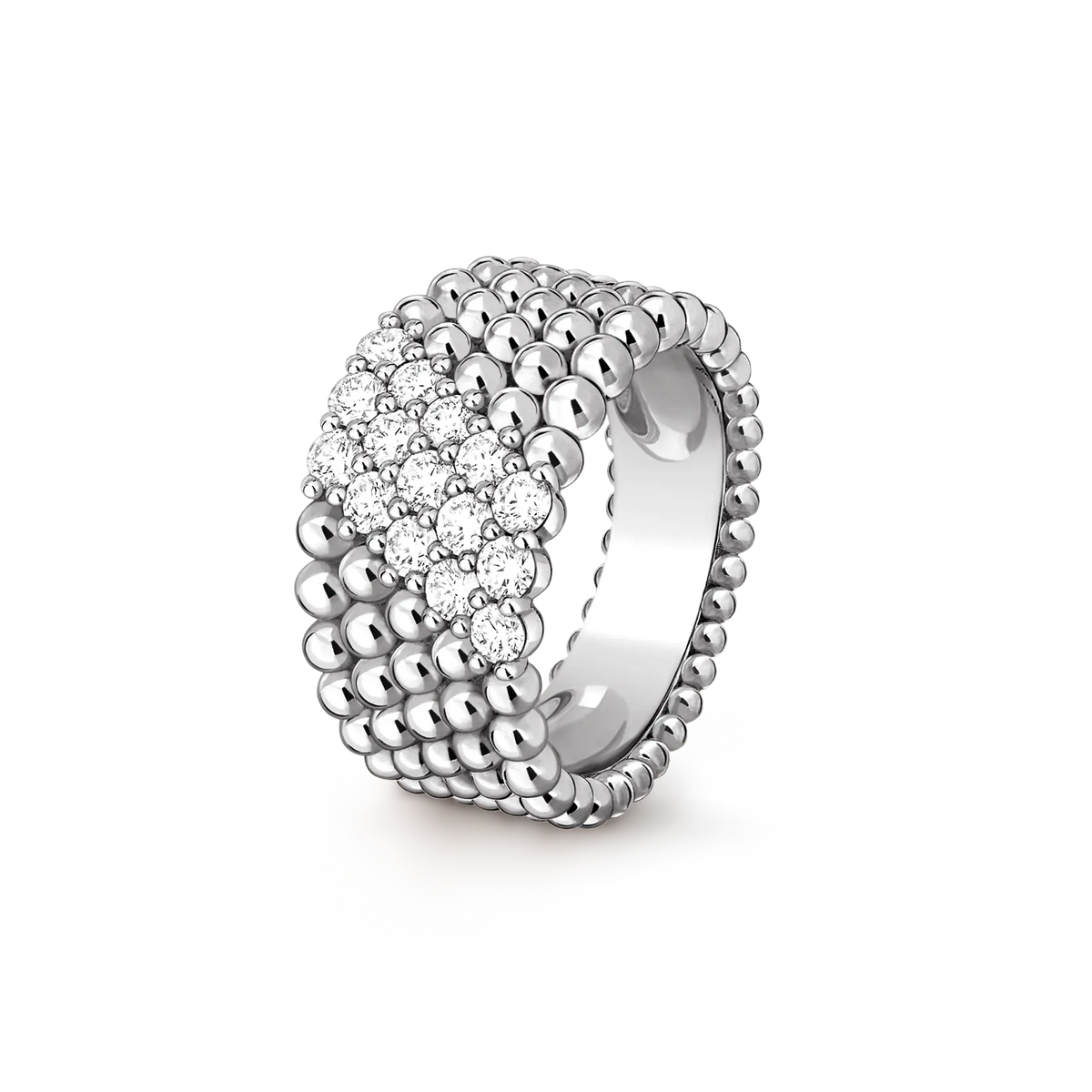 [Twinkle ]  PERLEE DIAMOND RING ,5-ROW DIAMOND-SET DESIGN