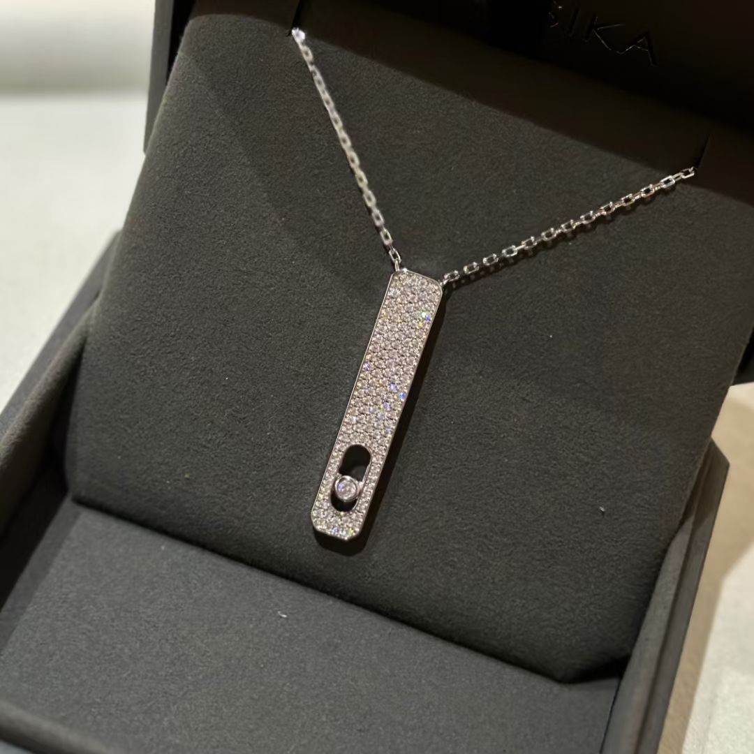 [Twinkle ]MY FIRST DIAMOND PAVED NECKLACE